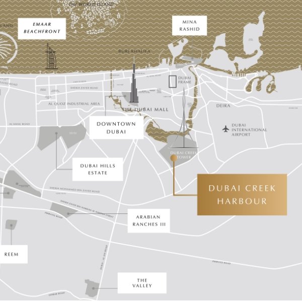 Creek Palace by Emaar Location