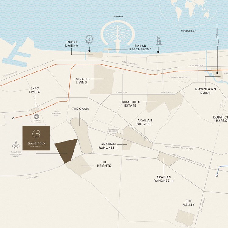 Equiterra By Emaar Location